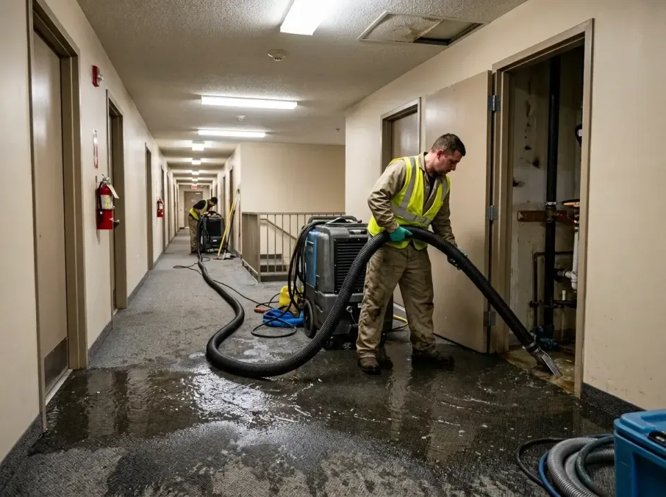 multi-unit-apartment-hallway-f-005 — frequently asked questions, Emergency Burst Pipe Water Extraction & Removal in Kodiak S…